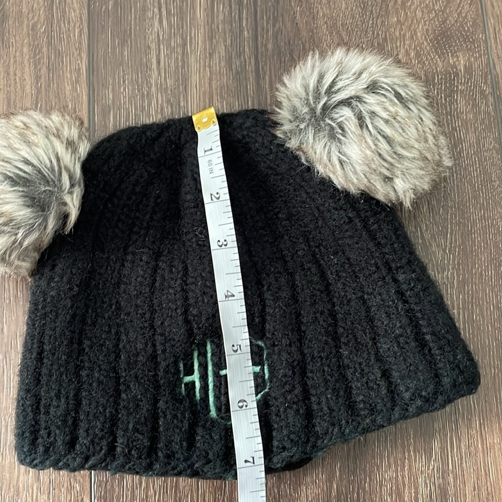 Nirvanna Designs Wool Blend Pom Pom Beanie - Picture 3 of 6